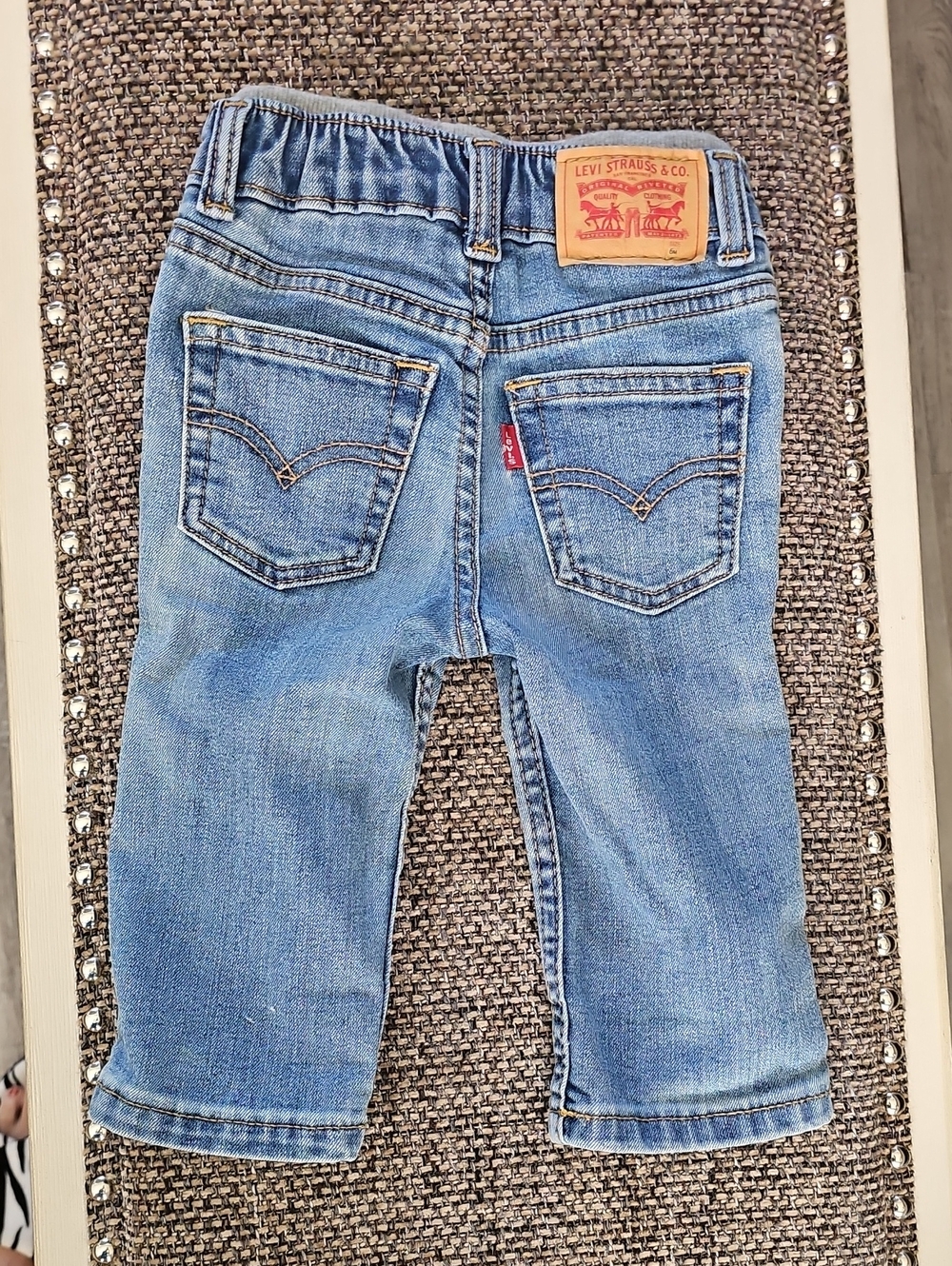 Levi's Kids Light Blue Denim Jeans with Elastic Waist